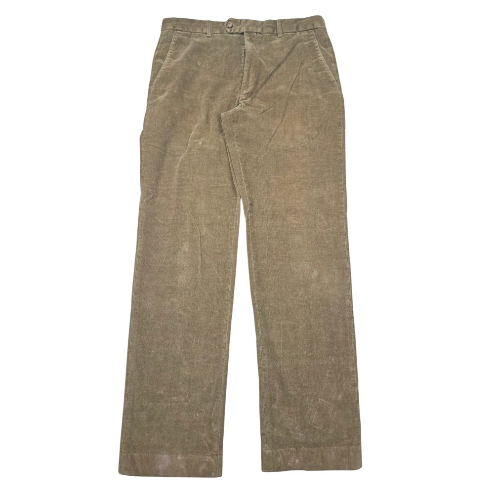 Lauren Ralph Lauren VTG Corduroy Straight Leg Pants Tan Sz 31x30